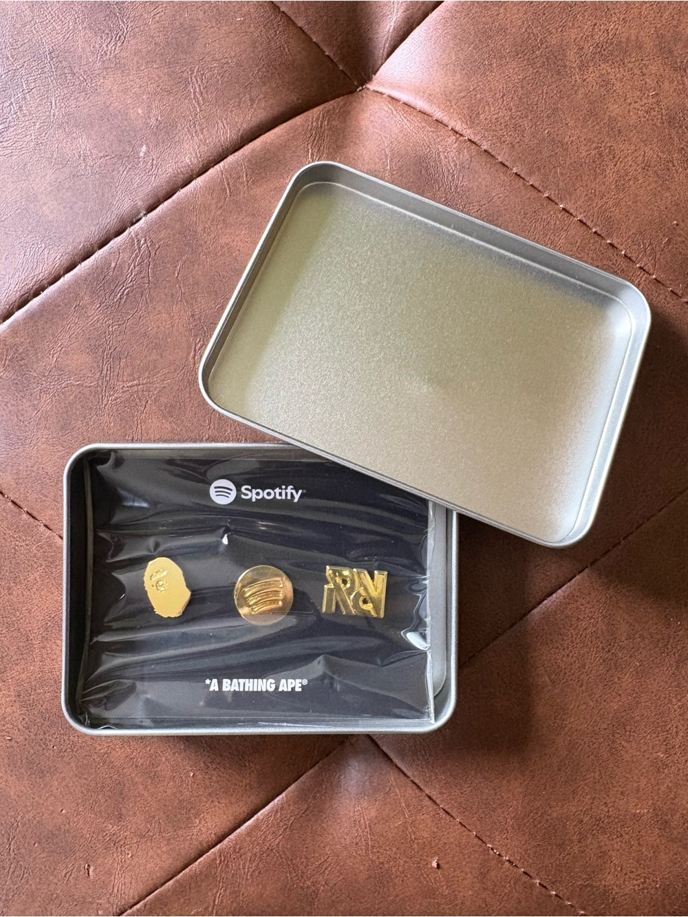 x Spotify Bape Gold Pin Set - Men’s Accessory